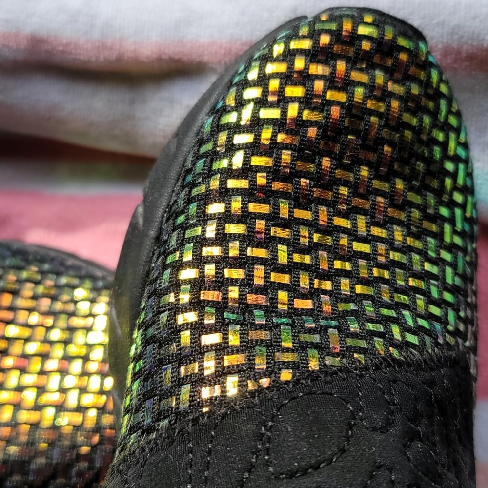 Fun new Bernie Mev RAZER slip on sneakers